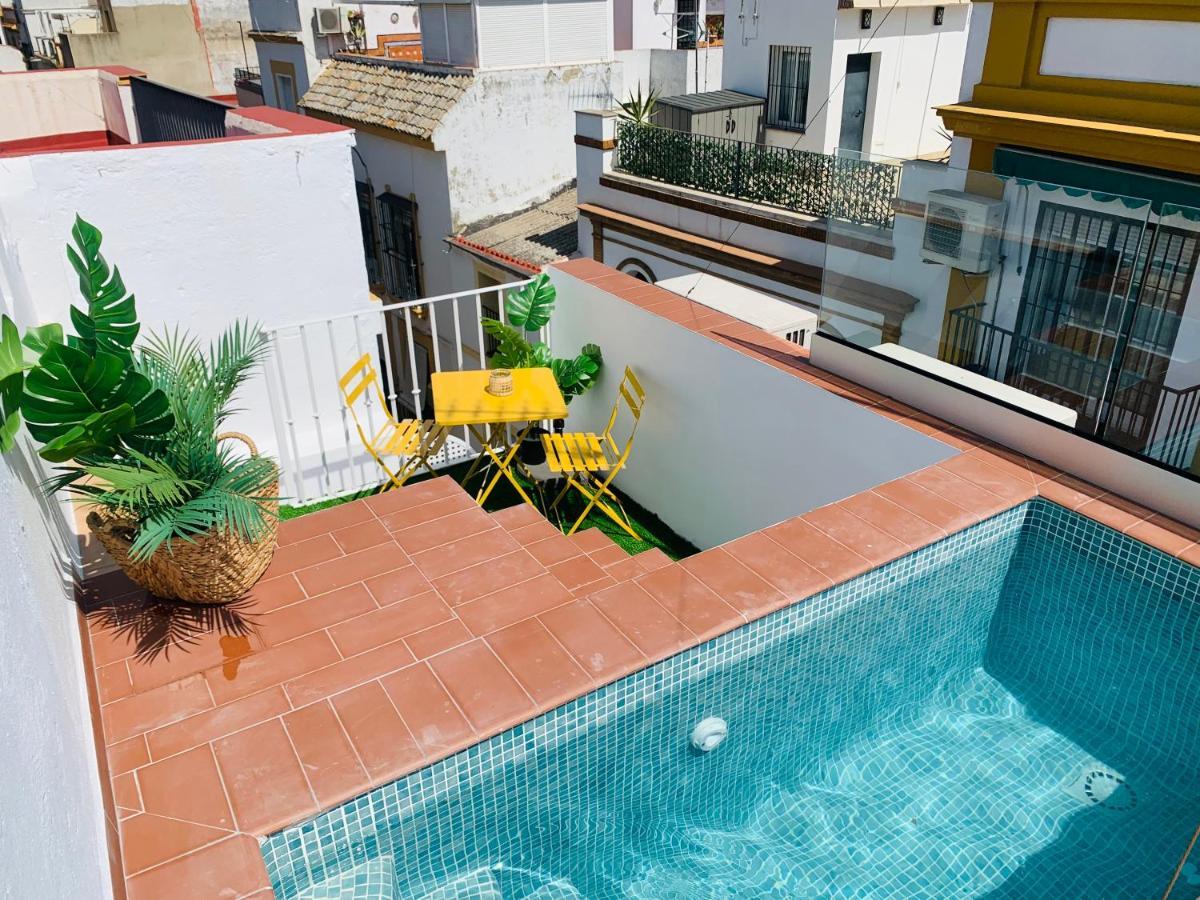 Tu Casa Con Piscina Privada En El Centro Villa Sevilla Exterior foto